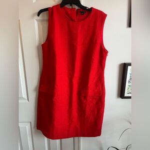 Ann Taylor Vibrant Red Dress 12